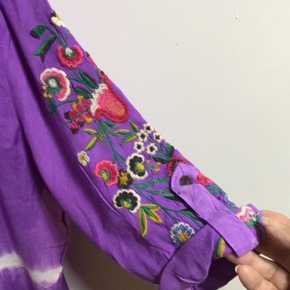 OSO Casuals Flowered Top - NWT 1X - Picture 4 of 8